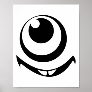 Póster Un monstruo ocular disfrazar ideas fáciles de disf