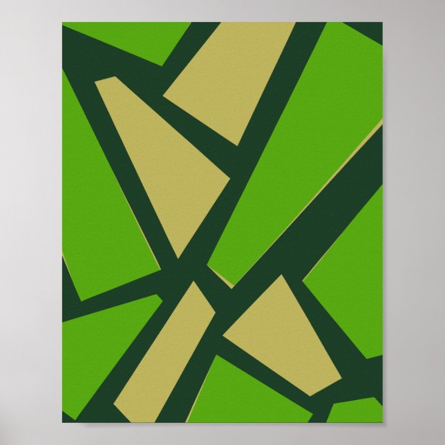 Póster Un mosaico de caos estructurado (Frente)