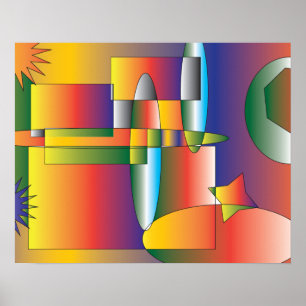 Póster Un mundo de maravillas y descubrimientos