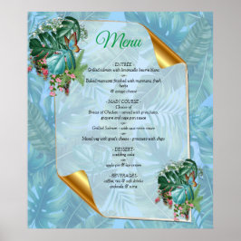 Póster Un mundo fantástico con sabor tropical