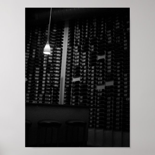Póster un muro de vino (Frente)