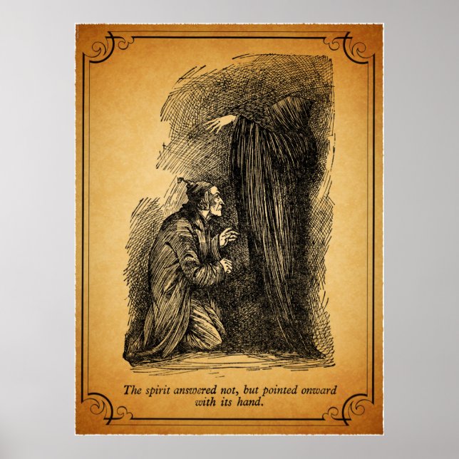 Póster Un Navidad Carol: El Espíritu Respondió No (Frente)