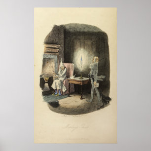 Póster Un Navidad Carol: El fantasma de Marley