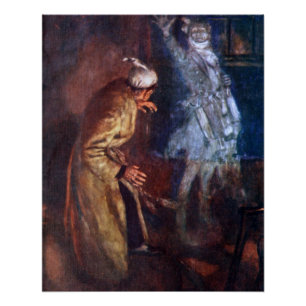 Póster Un Navidad Carol: El fantasma de Marley