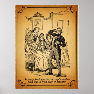 Póster Un Navidad Carol: Un nuevo rugido de risa