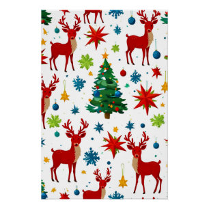 Póster Un Navidad festivo para el arte digital