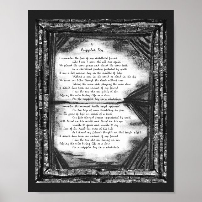 Póster Un niño aplastado (Frente)