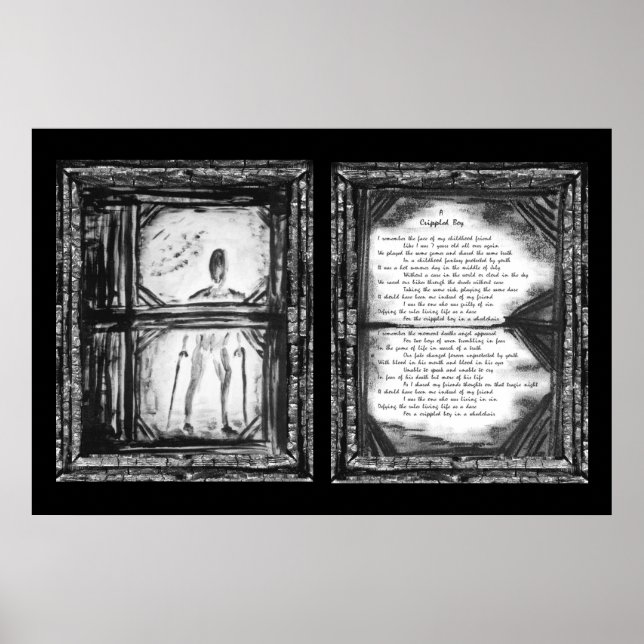 Póster Un niño aplastado (Frente)