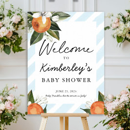 Póster Un niño dulce en camino Clementine Welcome Po