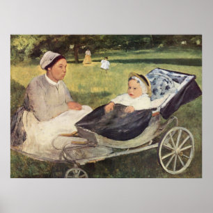 Póster Un niño gobernado - Edgar Degas - c1870