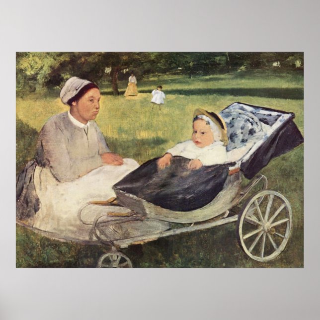 Póster Un niño gobernado - Edgar Degas - c1870 (Frente)