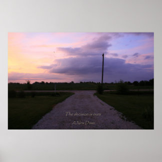 Póster Un nuevo amanecer