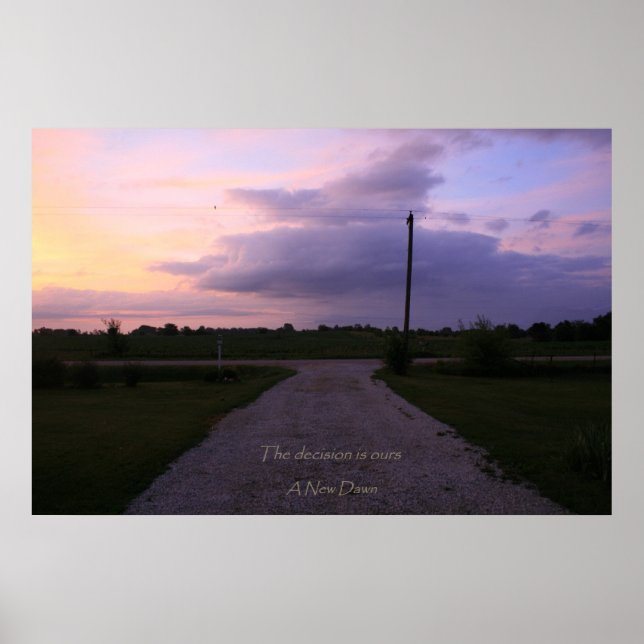 Póster Un nuevo amanecer (Frente)