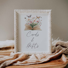 Póster Un Nuevo Capítulo De Tarjetas Baby Shower Y Regalo