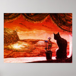 Póster Un nuevo mundo entero - Ciencia Ficción - Gato en