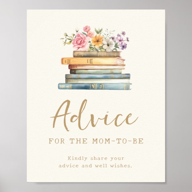 Póster Un nuevo Poster de consejos de libros de capítulo (Frente)