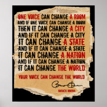 UN OBAMA DE VOZ-BARACK -PST25x30
