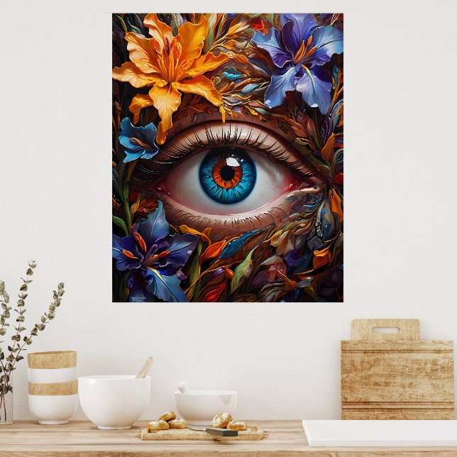 Póster Un ojo mágico, su encanto misterioso, (Cocina)