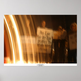 Póster Un ojo por ojo hace ciego a todo el mundo