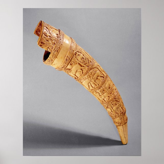 Póster Un olifante, del tesoro de San Sernín (Frente)