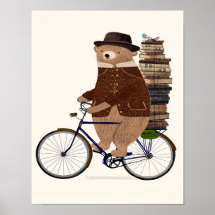 Póster un oso educado