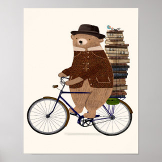 Póster un oso educado