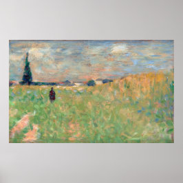 Póster Un paisaje veraniego - Georges Seurat Bella Artes