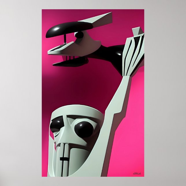 Póster Un pájaro en la mano (Frente)