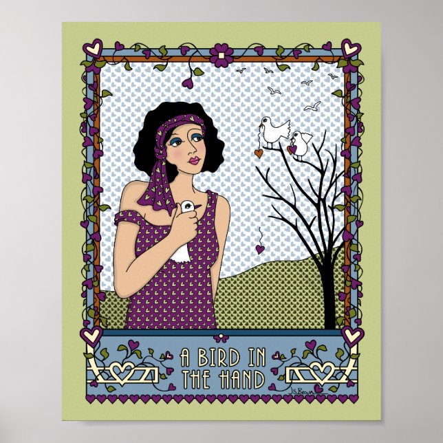 Póster Un pájaro en la mano_Cartel de 8x10 pulgadas (Frente)