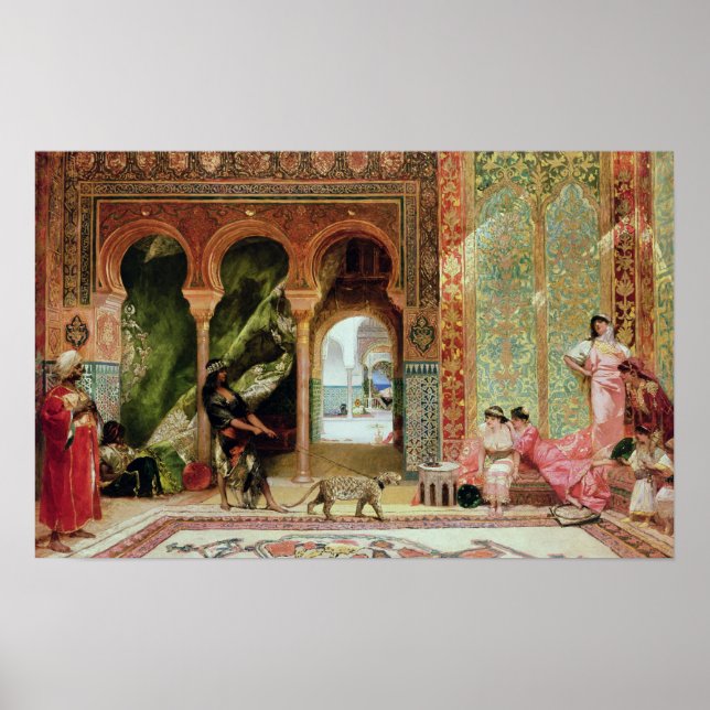 Póster Un palacio real en Marruecos (Frente)