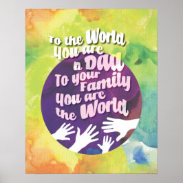 Póster Un papá amoroso