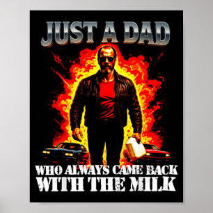 Póster Un papá que volvió con la leche Días divertidos de
