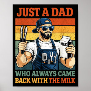 Póster Un papá que volvió con The Milk Grill Dad BBQ