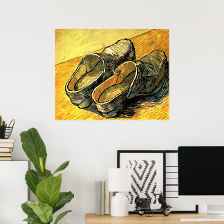 Póster Un par de troncos de cuero de Vincent van Gogh