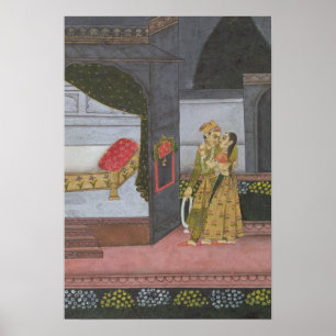 Póster Un par, ilustracion del 'Malavi Ragini