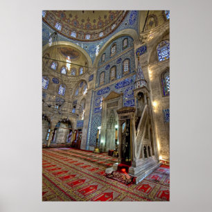 Póster Un paraíso de la tela; Mezquita Sokollu Mehmet Pas