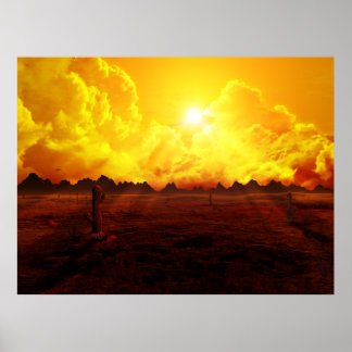 Póster Un paseo abandonado