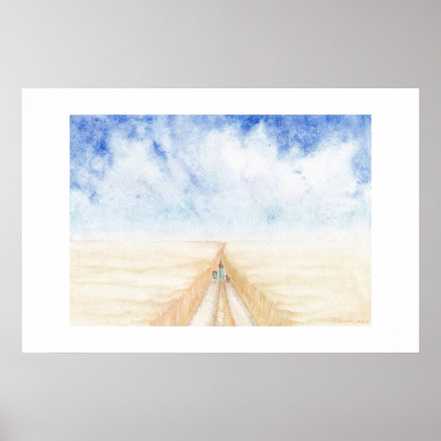Póster Un Paseo En Un Campo De Trigo (Frente)