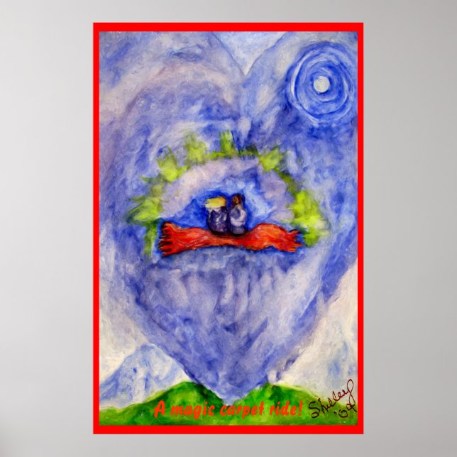 Póster ¡Un paseo mágico por la alfombra! (Frente)