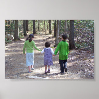 Póster Un paseo por el bosque