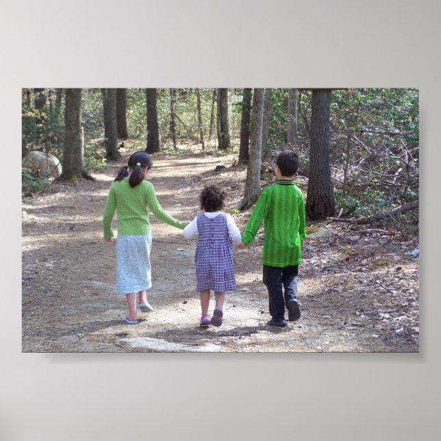 Póster Un paseo por el bosque (Frente)