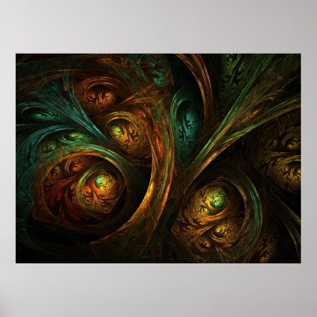 Póster "Un paseo por el bosque oscuro" (Frente)