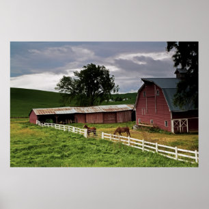 Póster Un paseo por el campo agrícola de Palouse 3