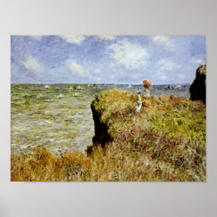 Póster Un paseo por los acantilados de Pourville