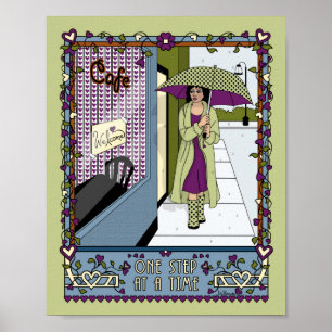 Póster Un paso en un Poster Time_A_8x10