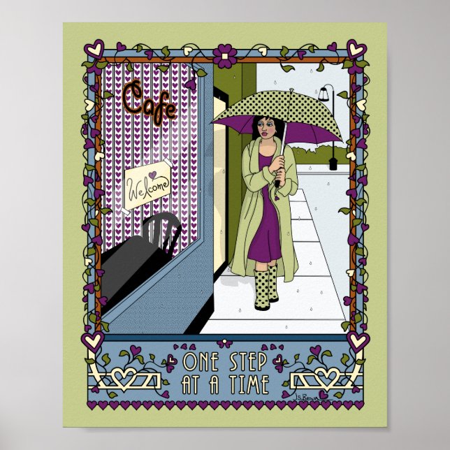 Póster Un paso en un Poster Time_A_8x10 (Frente)