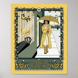 Póster Un paso en un Poster Time_C_8x10