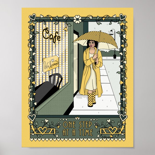 Póster Un paso en un Poster Time_C_8x10 (Frente)