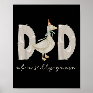 Póster Un Pato Tonto Papá 1er Primer Cumpleaños Familia 2
