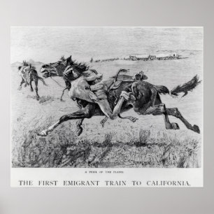 Póster Un peligro de las llanuras